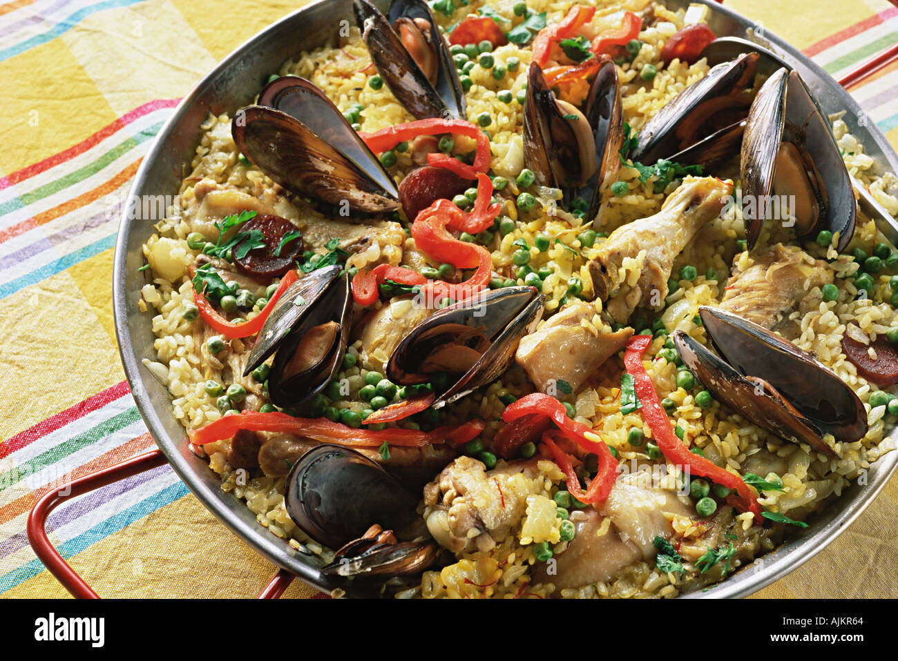 Paella Stock Photo