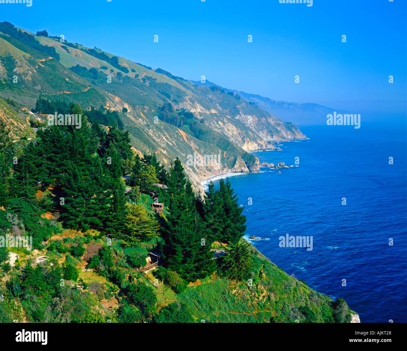 Big Sur California coast Pacific Ocean Stock Photo - Alamy