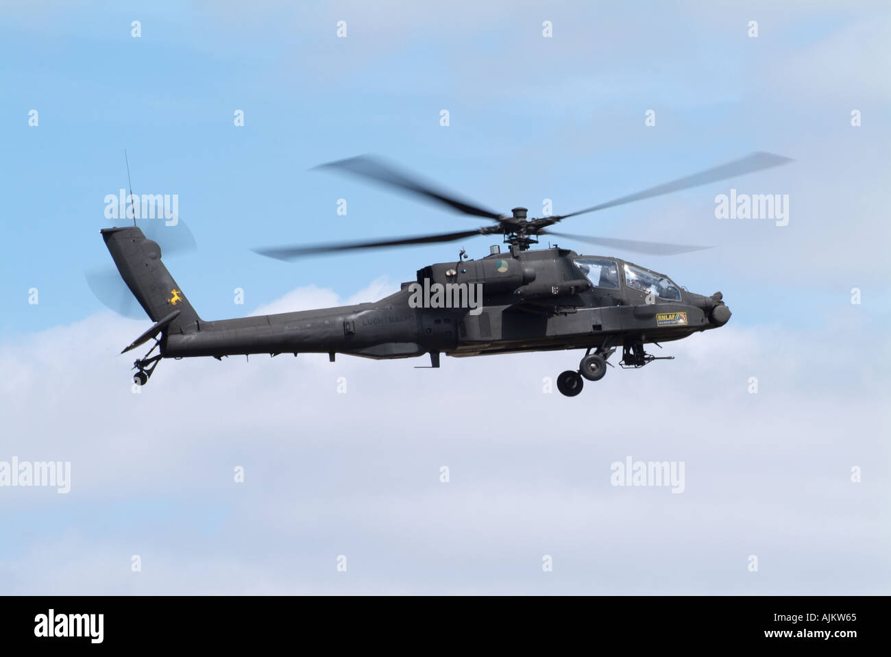 Boeing Apache Helicopter Stock Photo