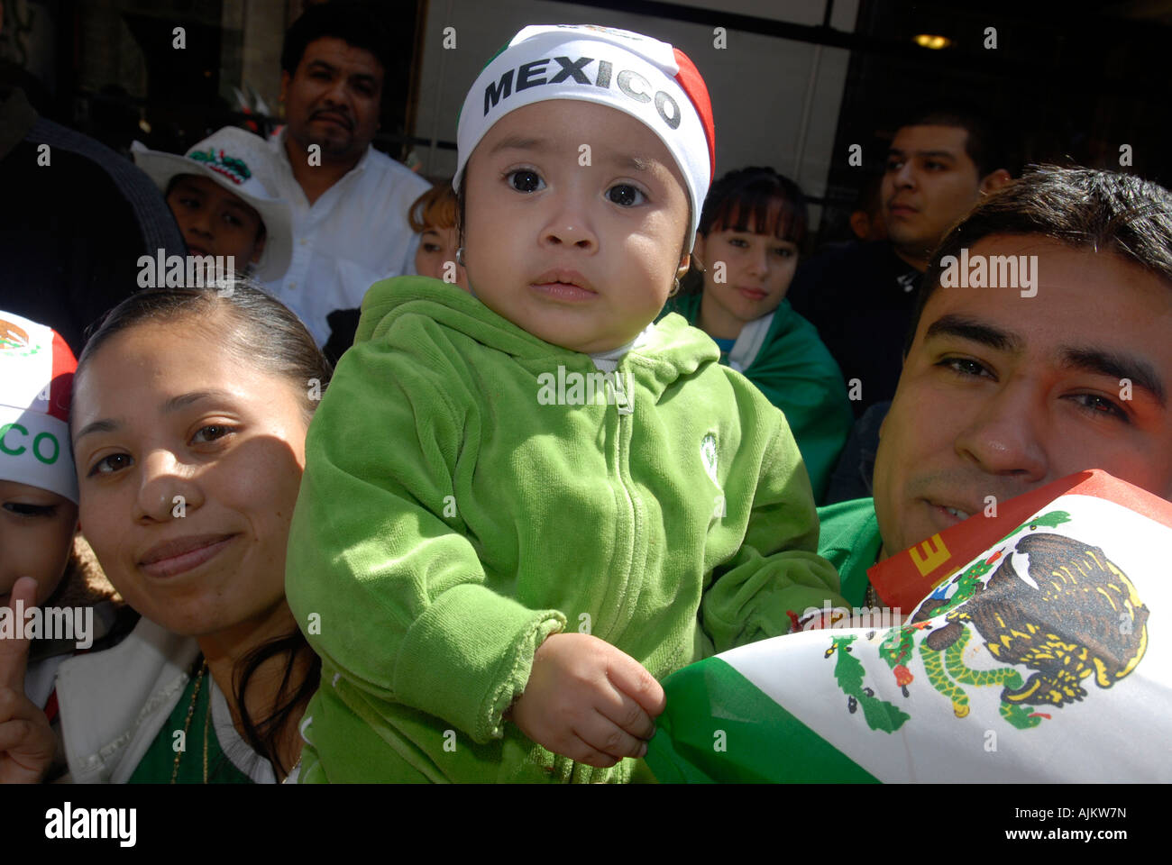 Mexican Independence Day Parade in NYC Stock Photo Alamy