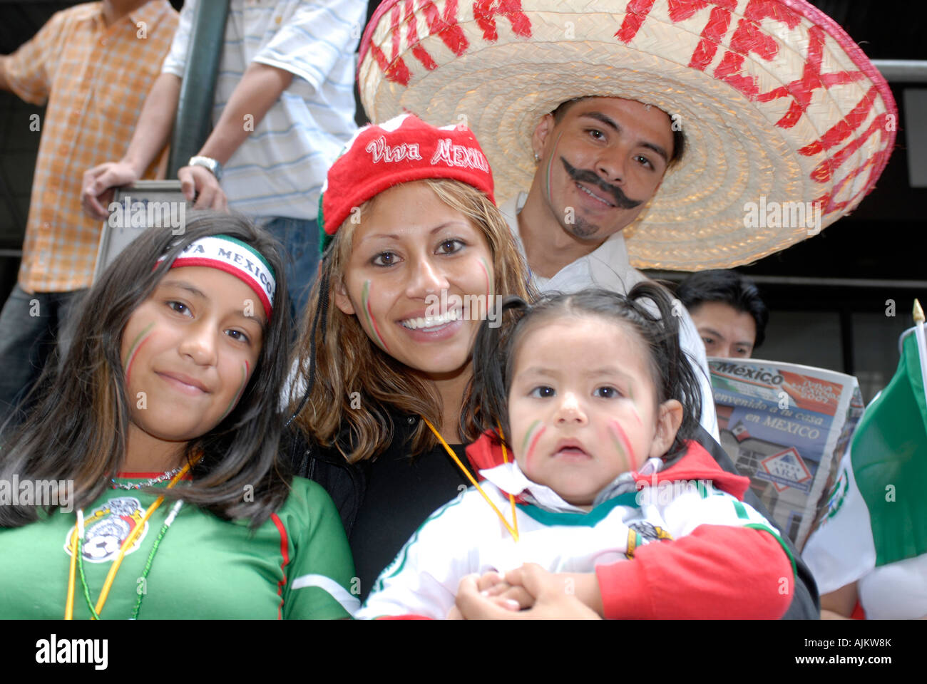 Mexican Independence Day Parade in NYC Stock Photo