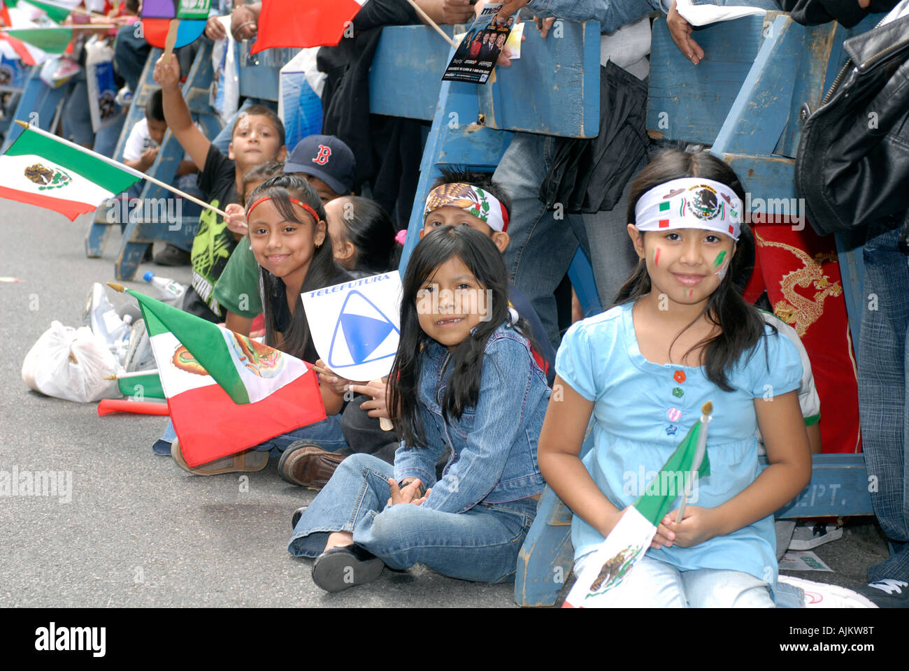 Mexican Independence Day Parade in NYC Stock Photo