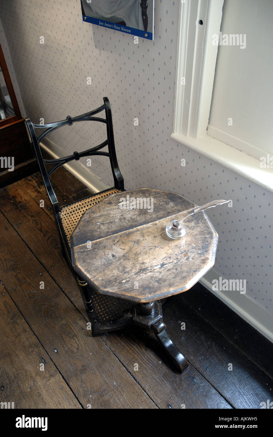 The Writing Desk Jane Austen Used At Her House At Chawton