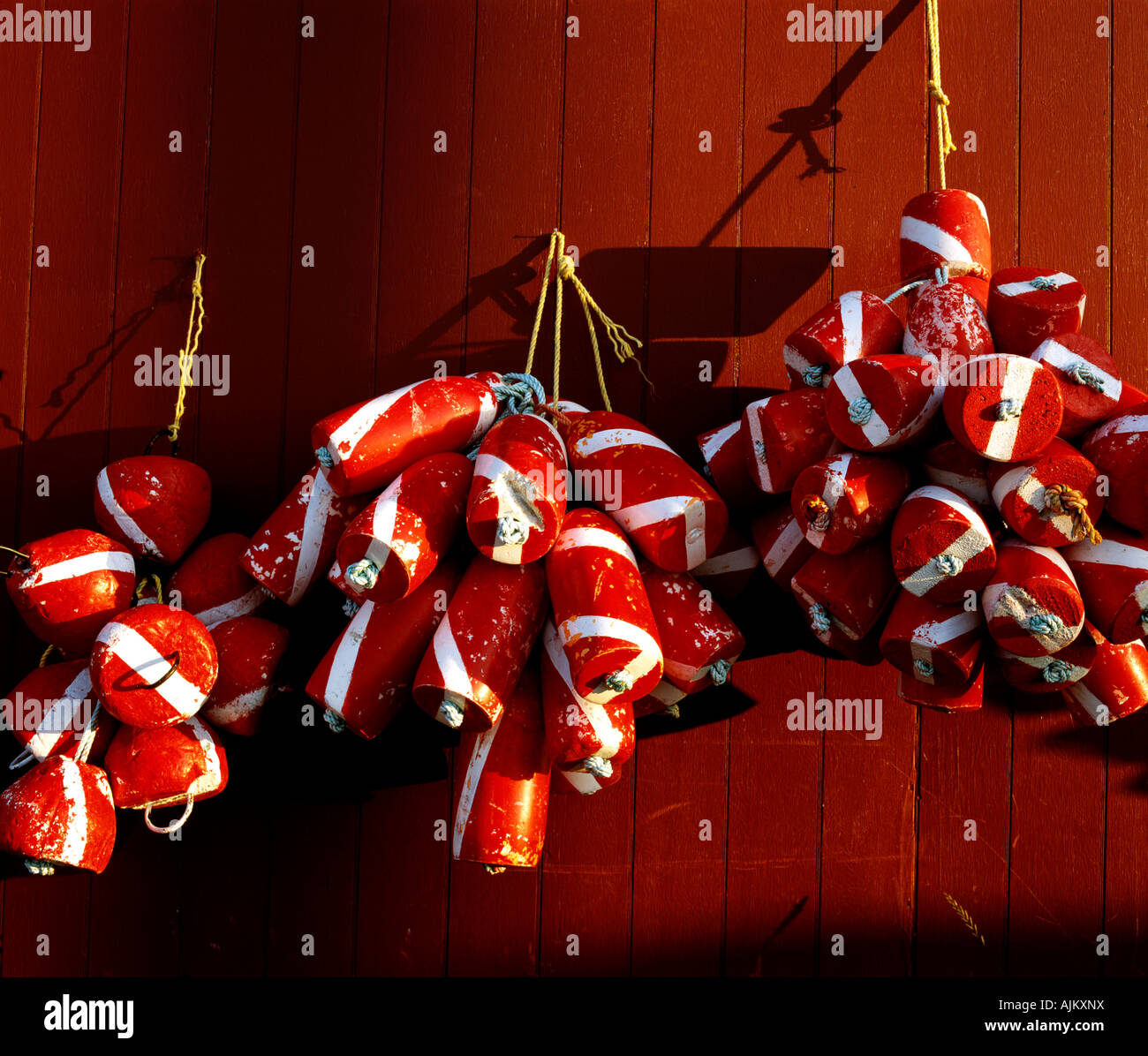 Lobster trap markers Stock Photo Alamy