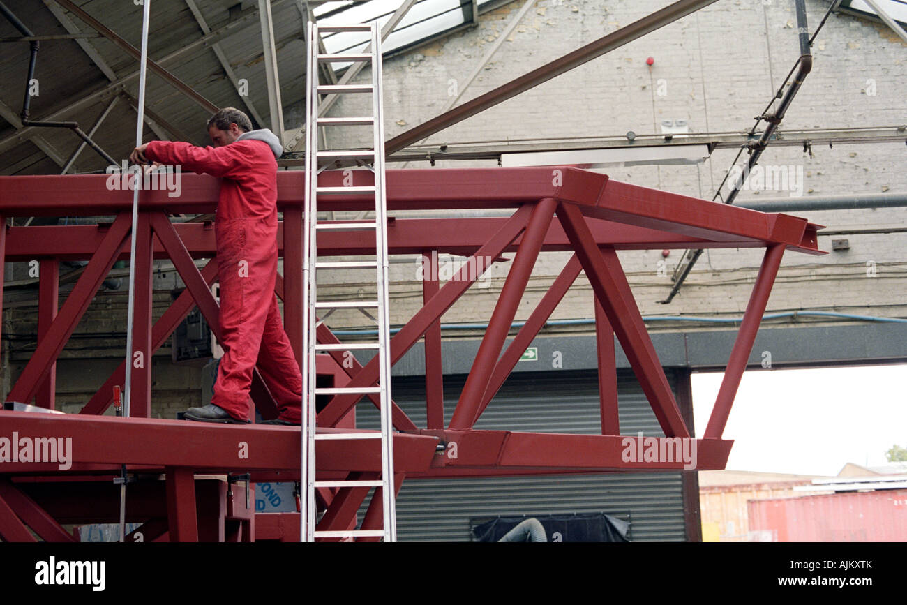 construction of Channel 4's Four at HQ London Stock Photo