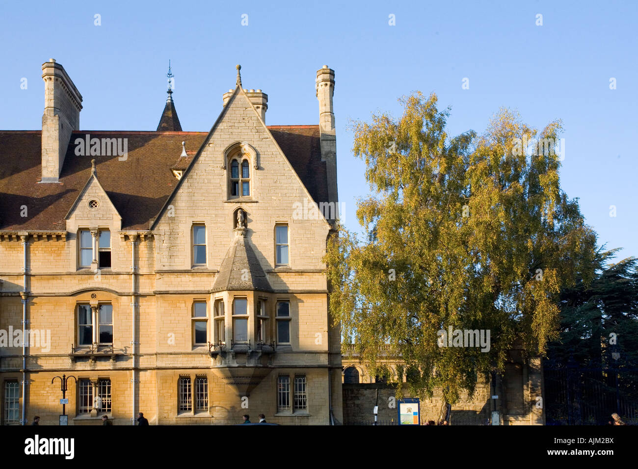Oxford architecture evening sunlight Stock Photo