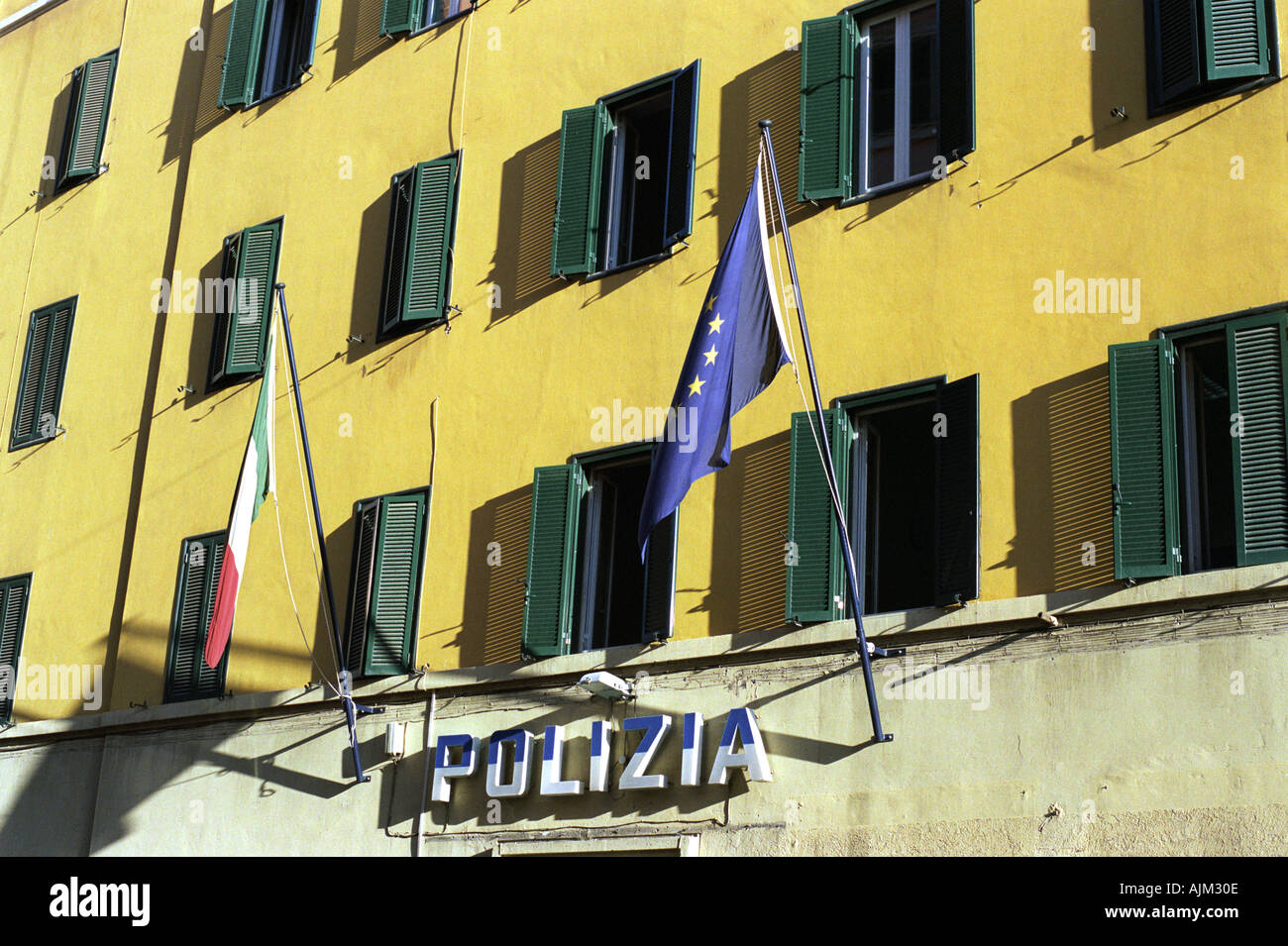 A police station in Rome Italy Stock Photo Alamy