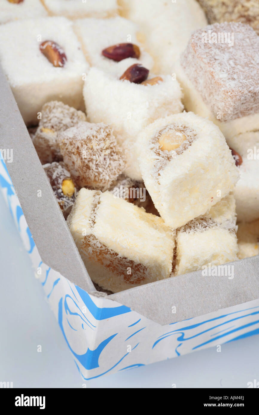 Turkish Delight, Lokum Stock Photo - Alamy