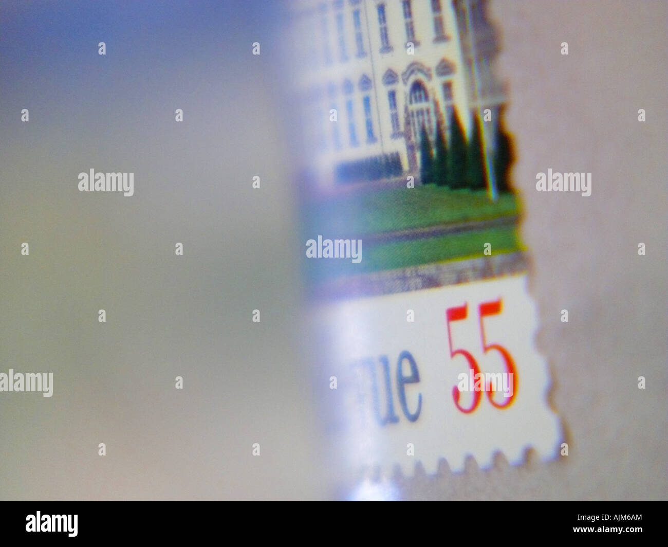 postage stamp 55 cent for standard letter, Germany Stock Photo Alamy