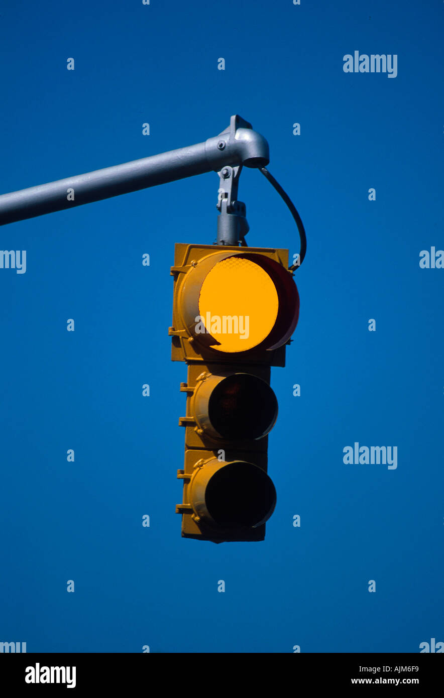 Yellow traffic Light Stock Photo Alamy