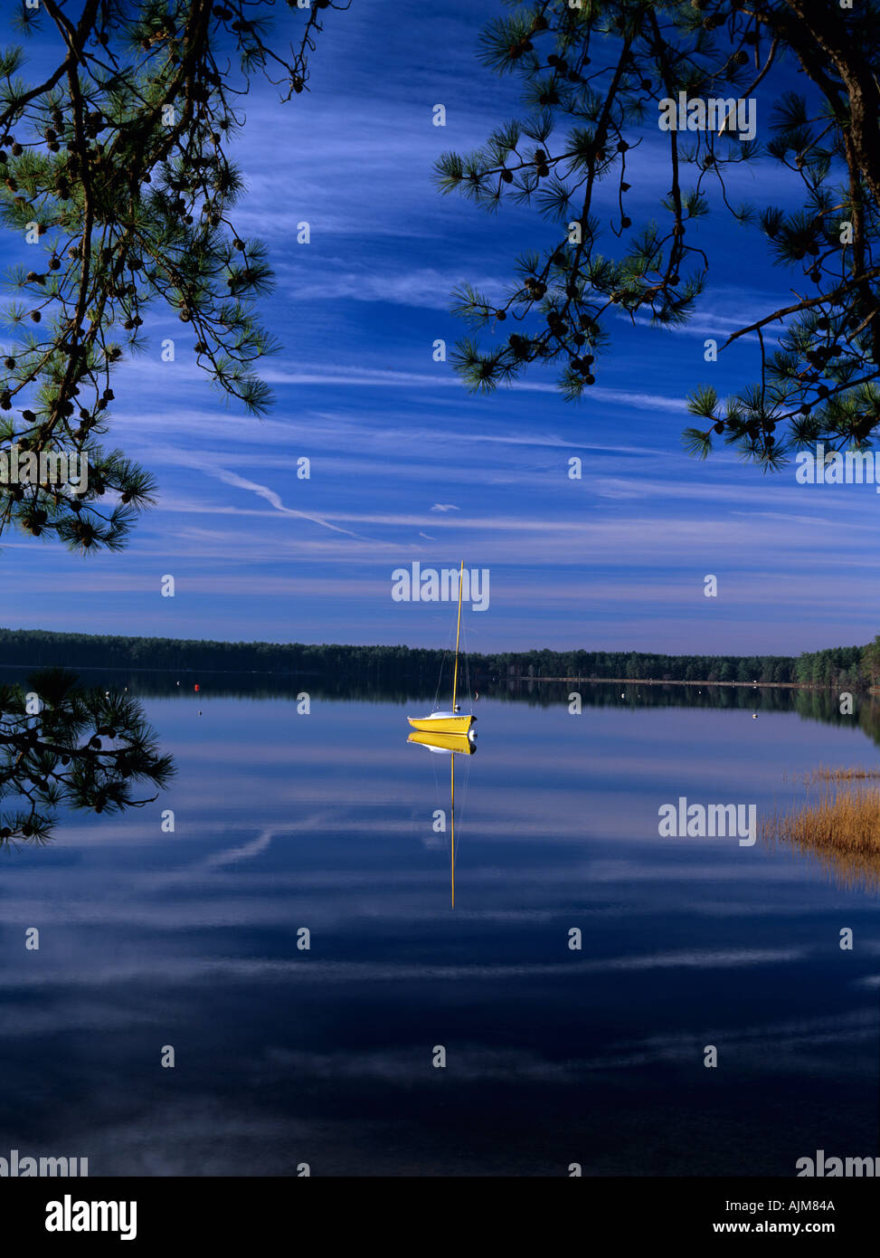 Lake Massabesic in Auburn, New Hampshire USA Stock Photo Alamy