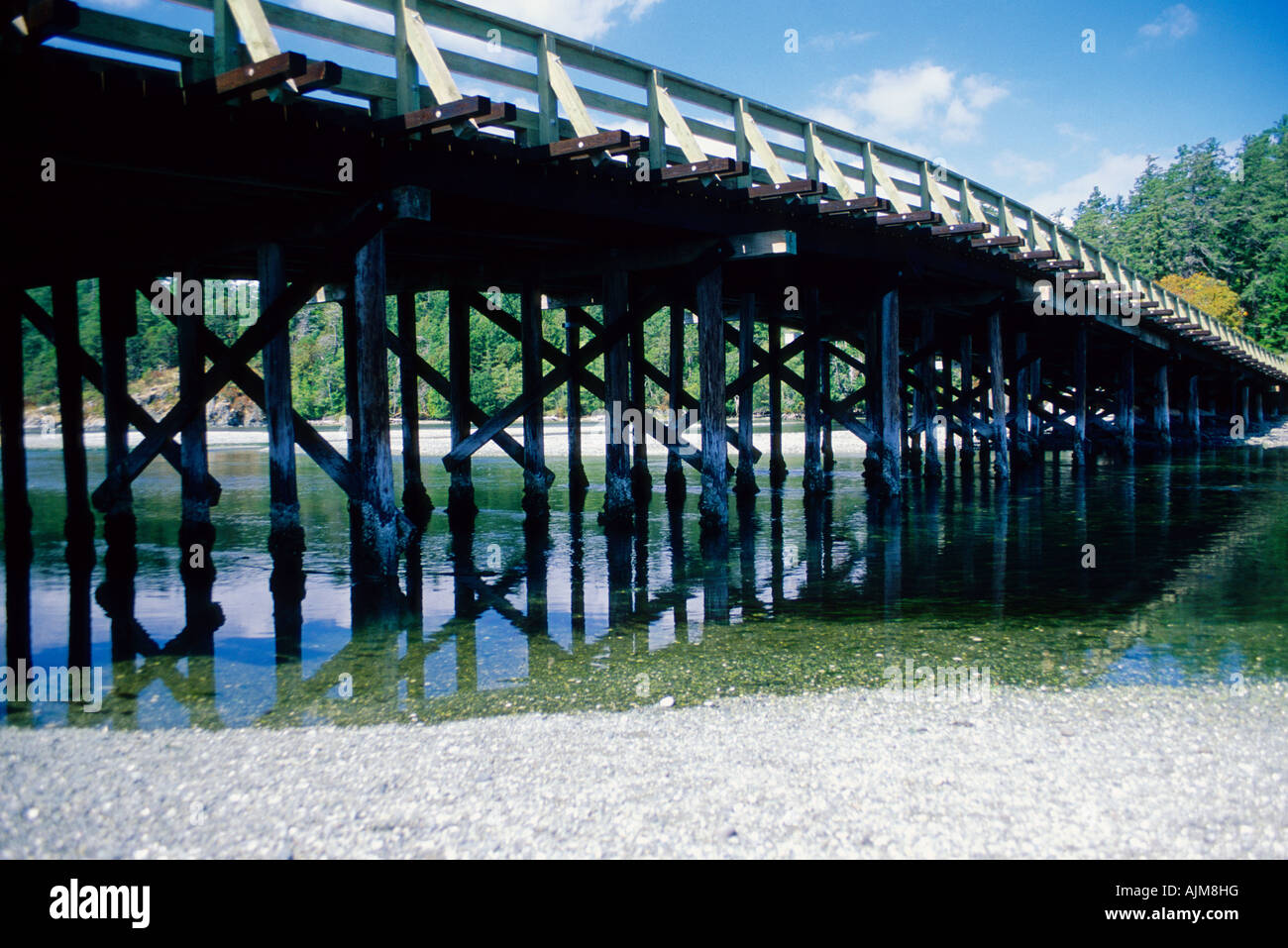 a bridge across water Stock Photo - Alamy
