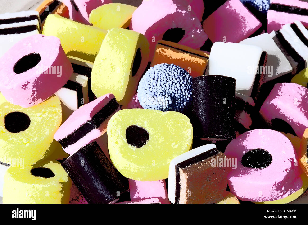 Liquorice allsorts blue hires stock photography and images Alamy