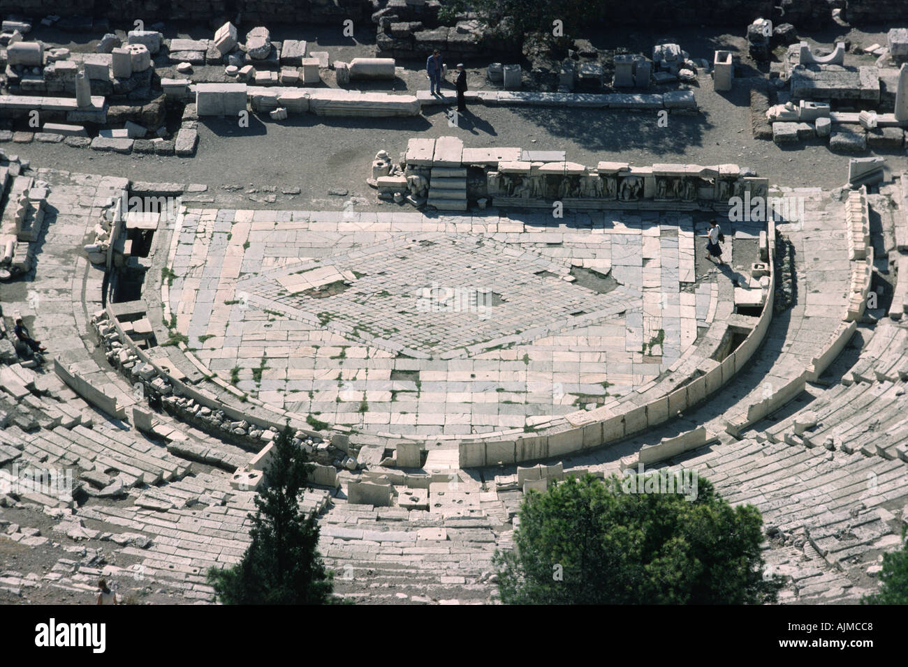 Theatre of Dionysos Athens Greece Stock Photo