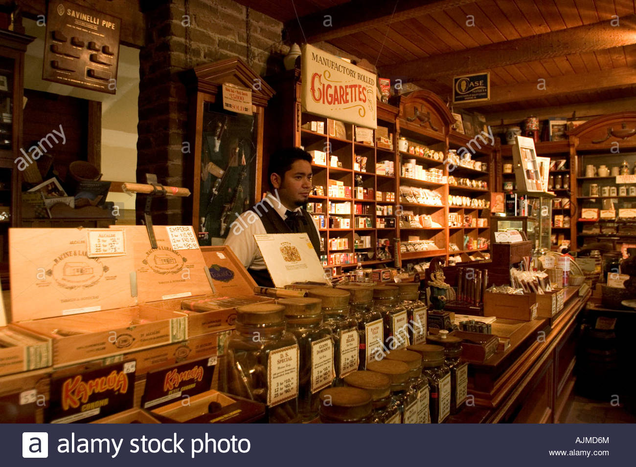 Racine Laramie Tobacco Shop Old Town San Diego SHP California Stock