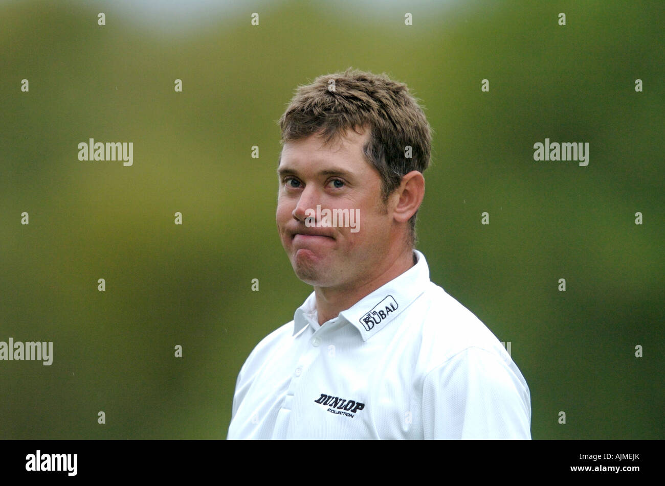 Lee Westwood during the Quinn Direct British Masters Stock Photo Alamy