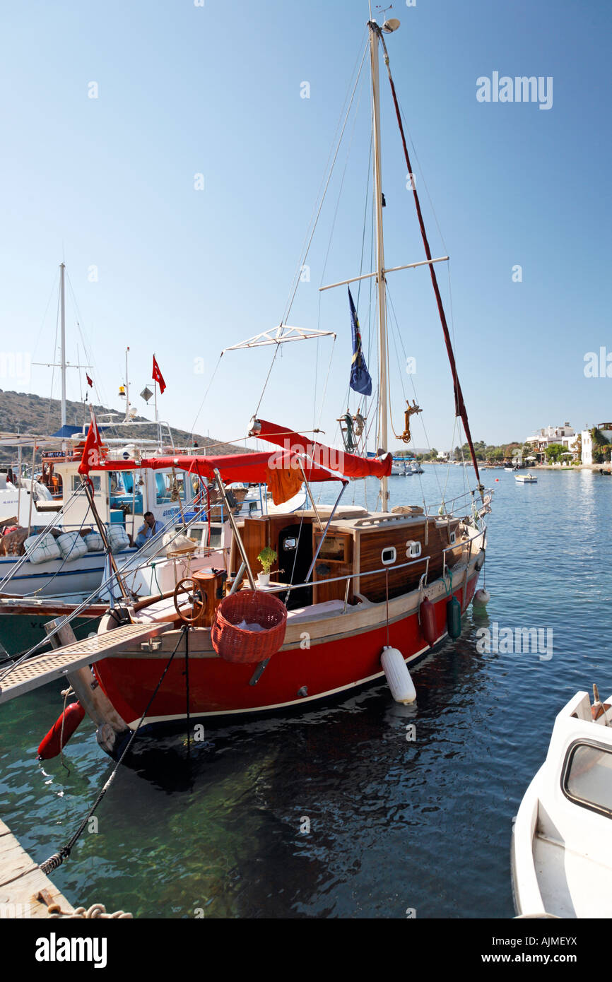 Gumusluk harbour, Bodrum Peninsula, Turkey Stock Photo Alamy