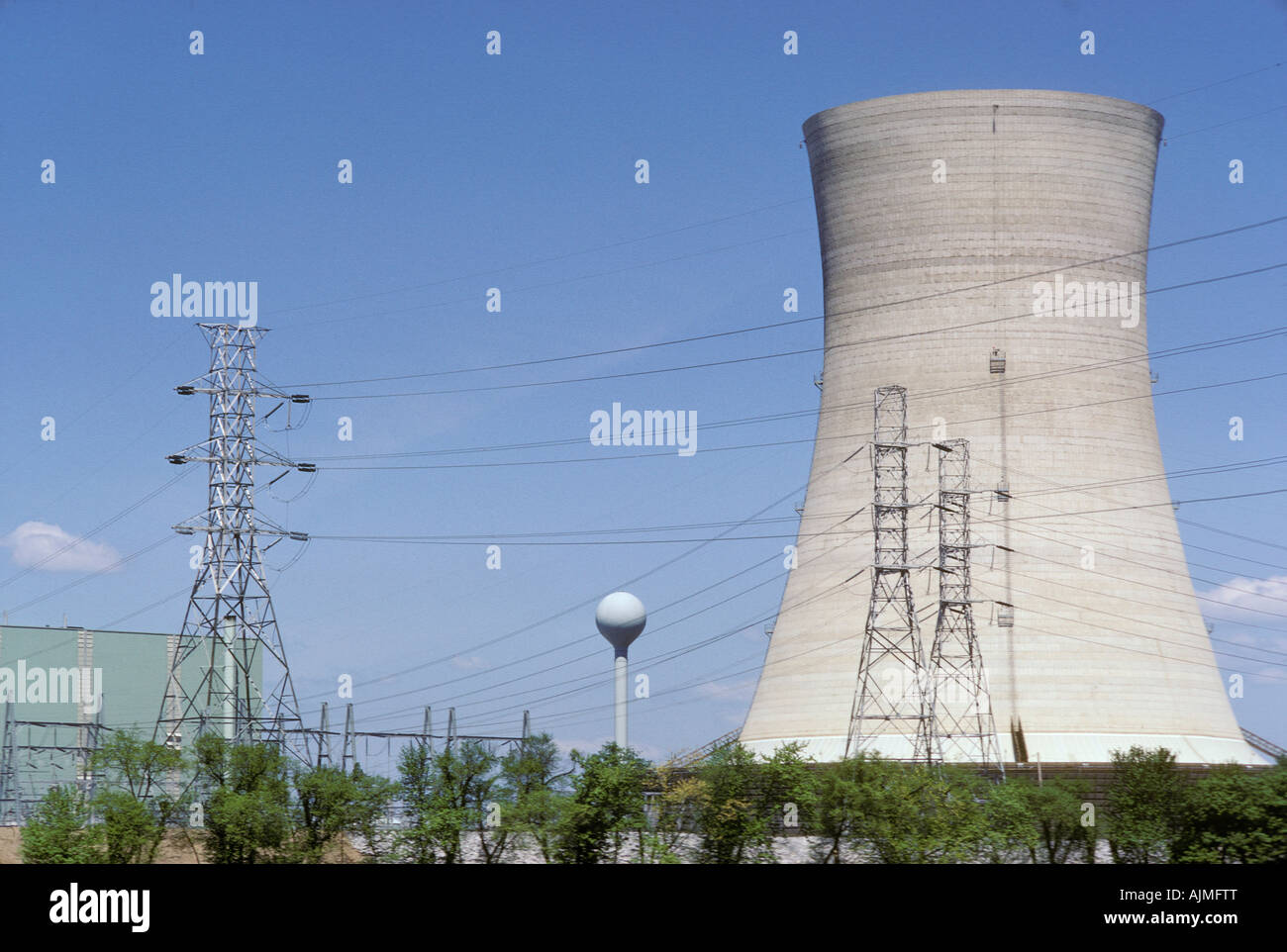 cooling towers Three Mile Island power plant site of 1979 nuclear