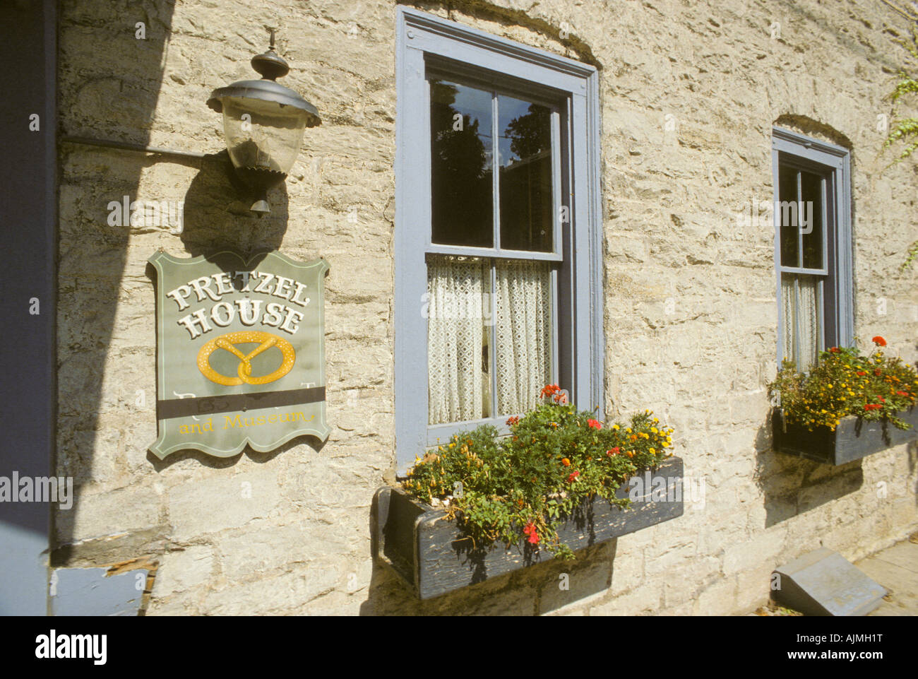 Lititz PA Pennsylvania famous pretzel house bakery Stock Photo Alamy