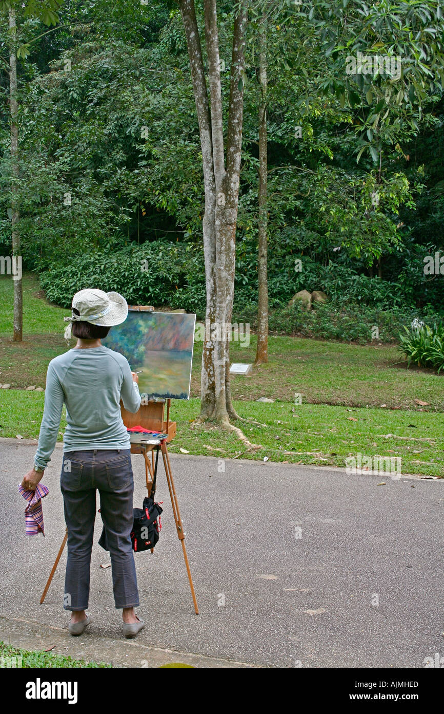 Artist painter Stock Photo