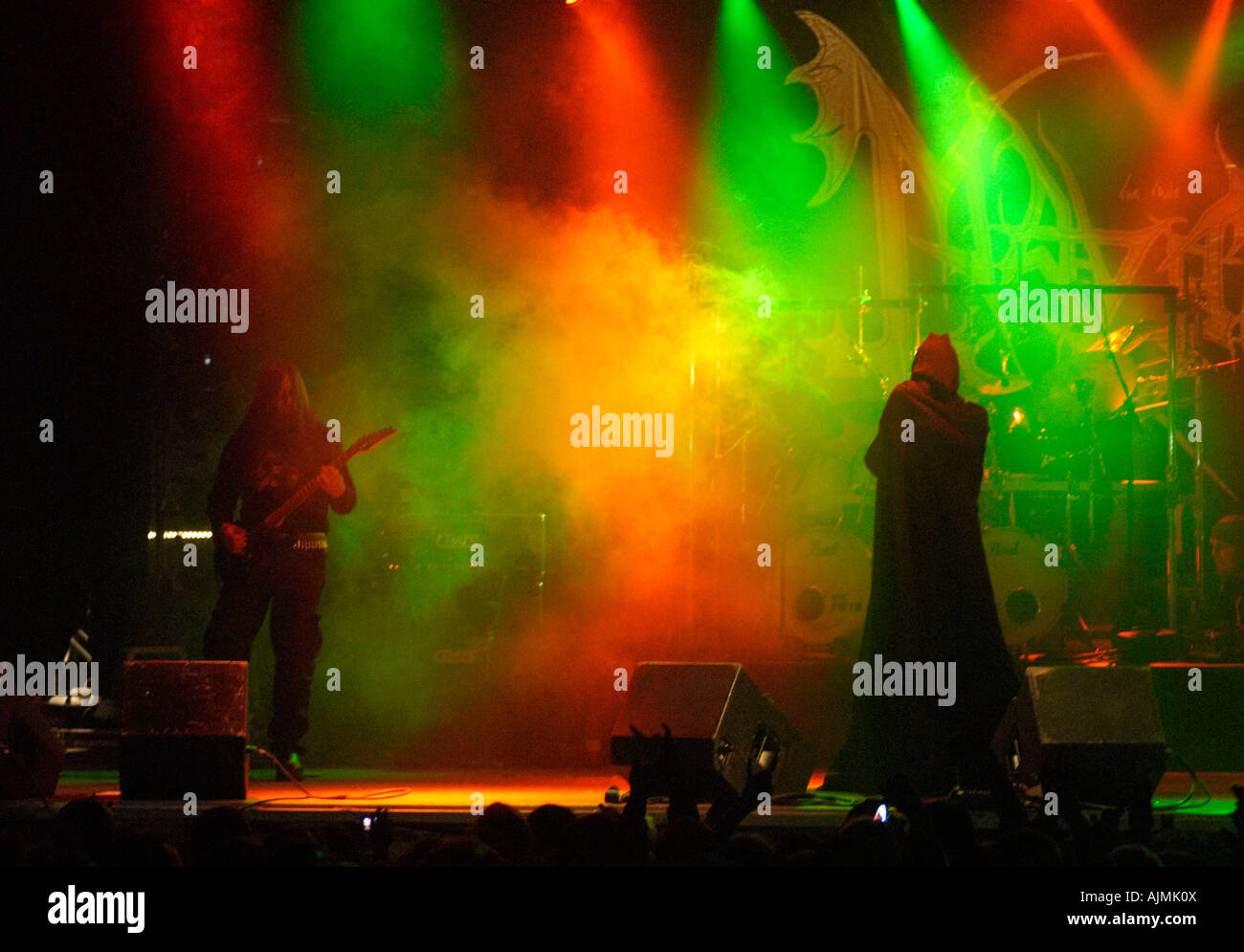 Mayhem Black Metal band 2007. Concert in Malmalmö Stock Photo