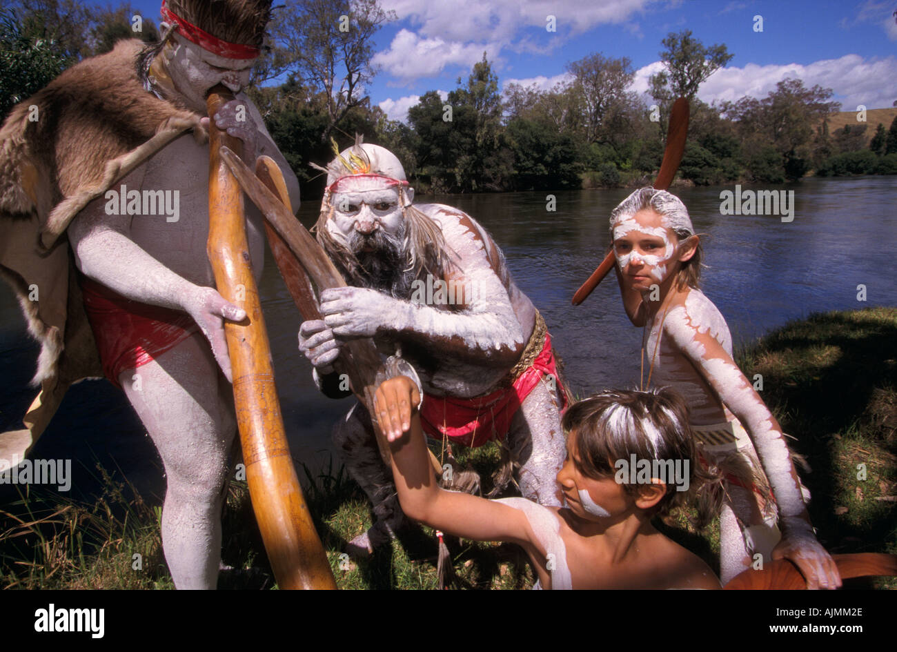 Aboriginal festival Albury Australia Stock Photo