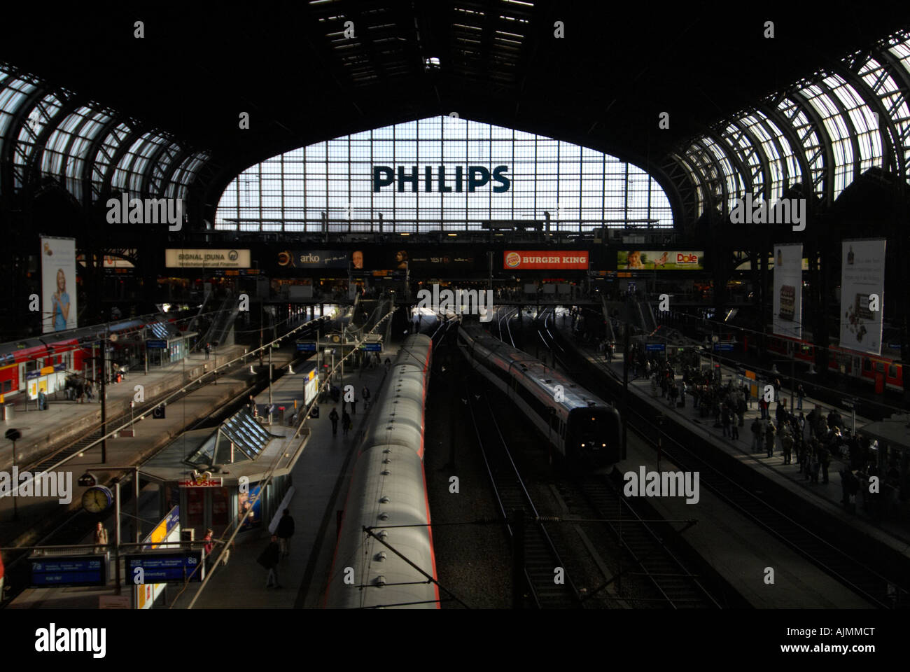 Hamburg central station Stock Photo