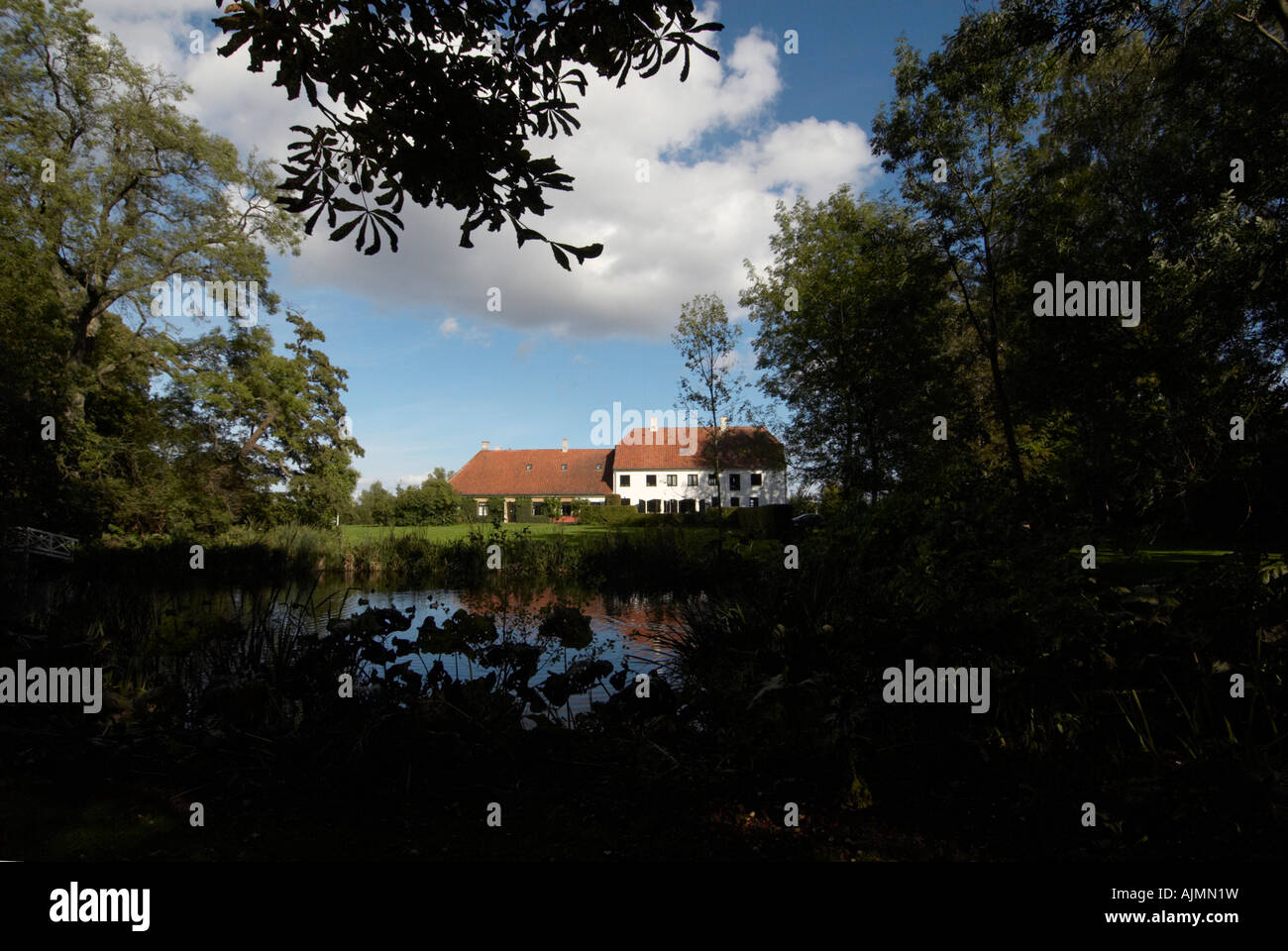 Karen Blixens home Rungstedlund Stock Photo