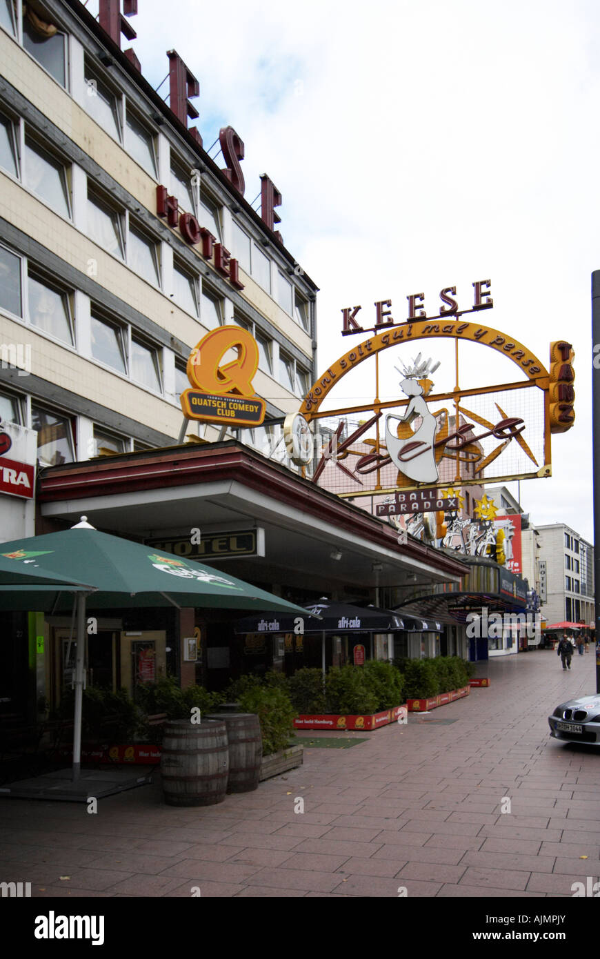 Café Keese. Legendary Dancing Place on Reeperbahn in Hamburg Stock Photo