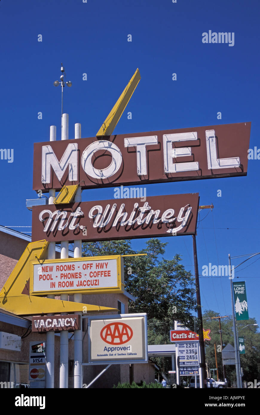 Mt Whitney Motel Lone Pine Eastern Sierras California United
