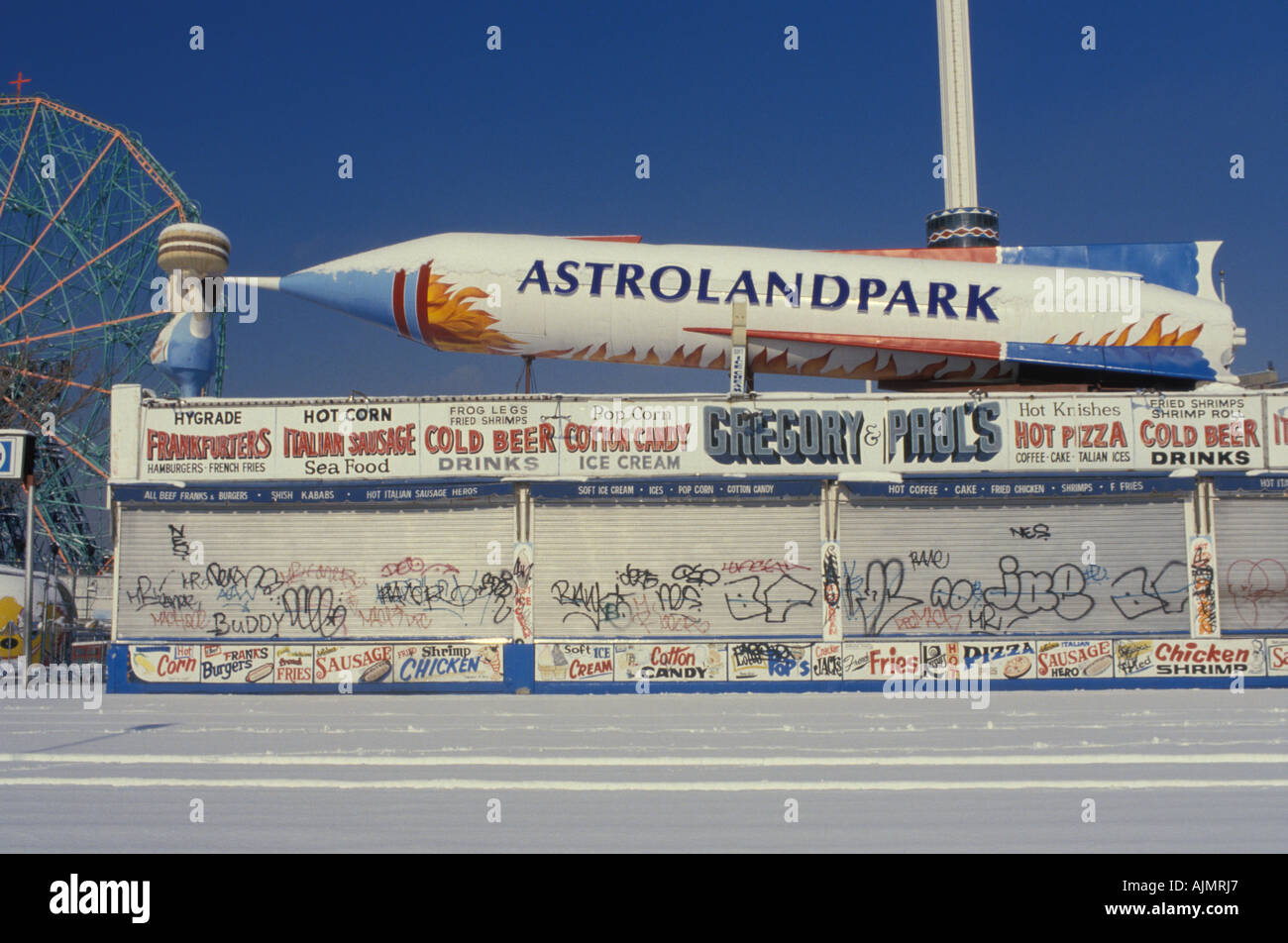 Boardwalk Astroland Coney Island New York City United States of America ...