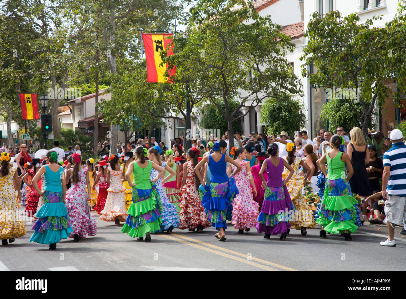 The Children s Parade Old Spanish Days Santa Barbara California Stock Photo