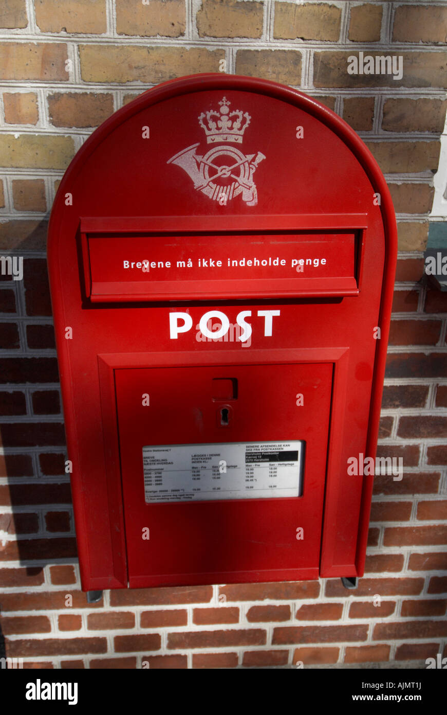 Danish mailbox Stock Photo