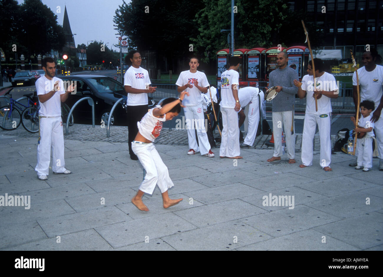 Capoeira traditional Brazilian Martial arts started by slaves 400 years ago Stock Photo Alamy