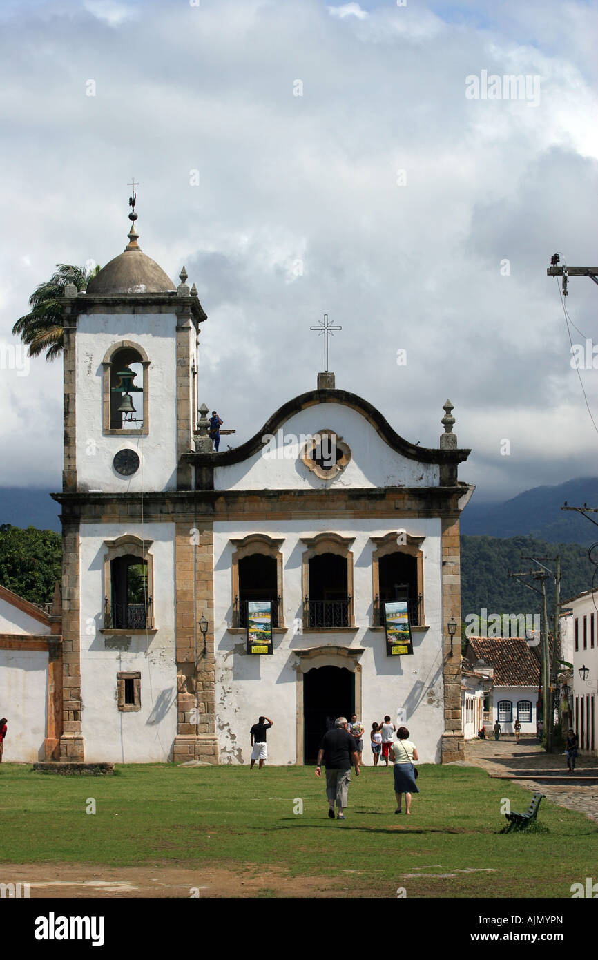 Santa Rita church in Paraty, Rio de Janeiro, Brazil Stock Photo - Alamy