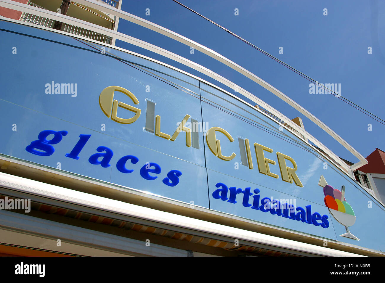 ICE CREAM SHOP CAP D AGDE LANGUEDOC FRANCE Stock Photo Alamy