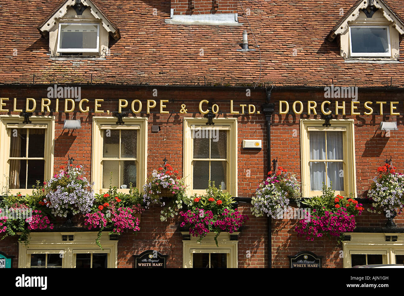 old pub detail wiltshire england uk europe Stock Photo
