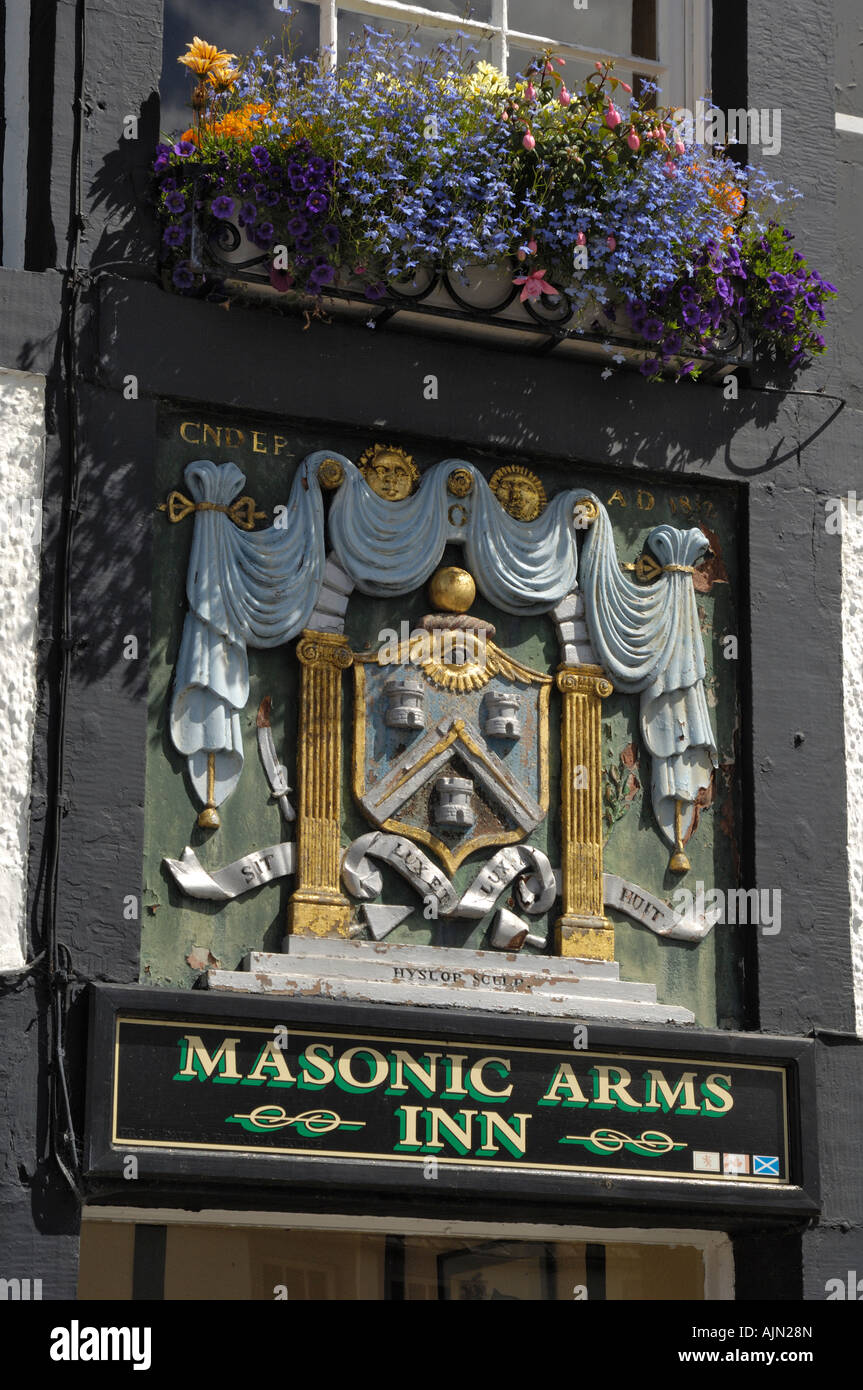 Masonic Arms pub Gatehouse of Fleet Dumfries and Galloway Scotland Stock Photo Alamy