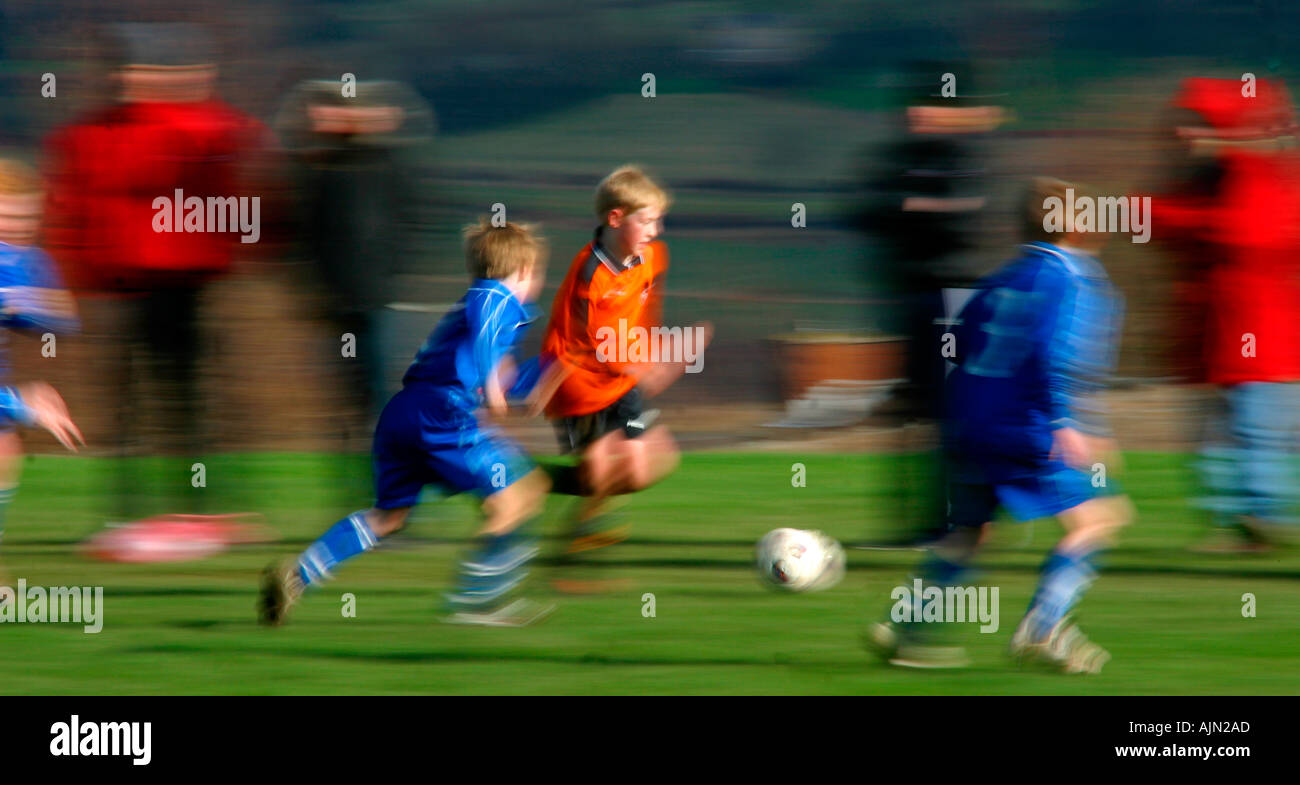 JUNIOR SOCCER Stock Photo