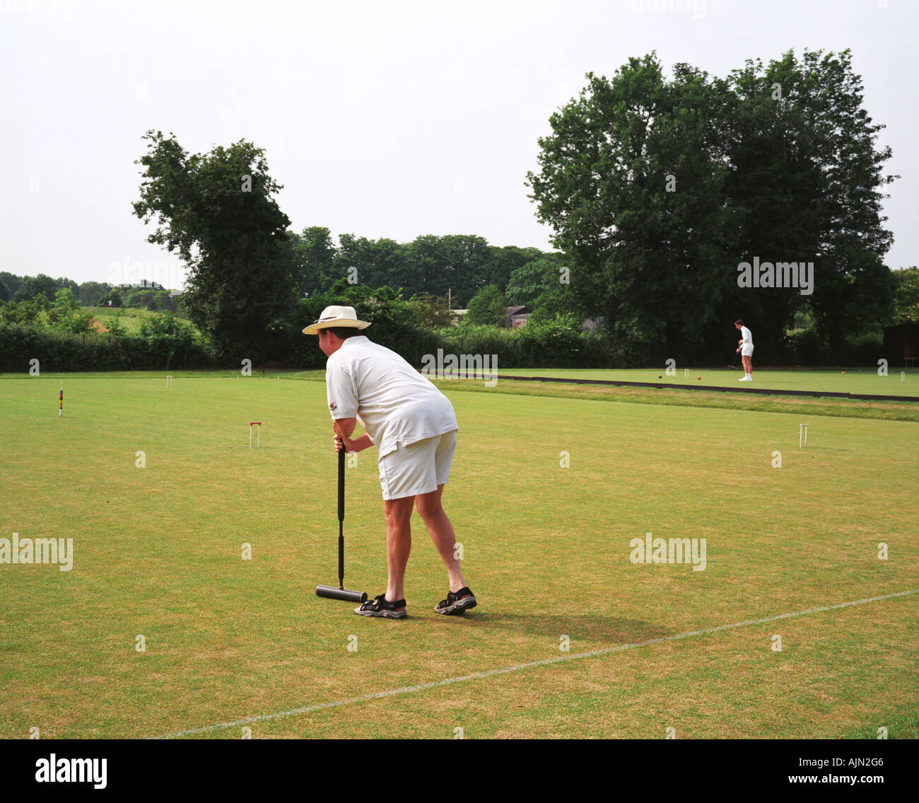 The Surbiton Croquet Club Stock Photo Alamy