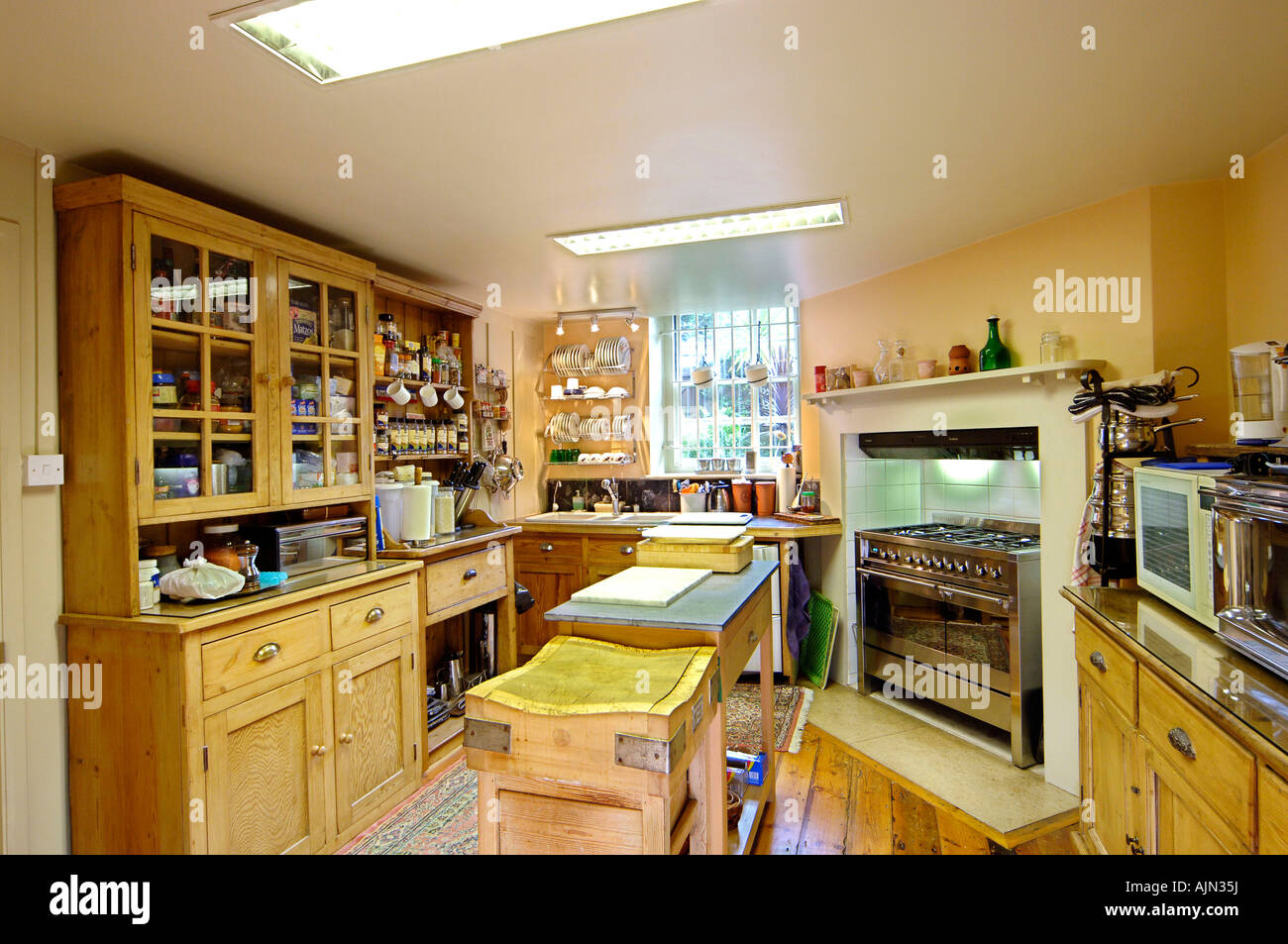 old victorian kitchen mile end london england uk europe Stock