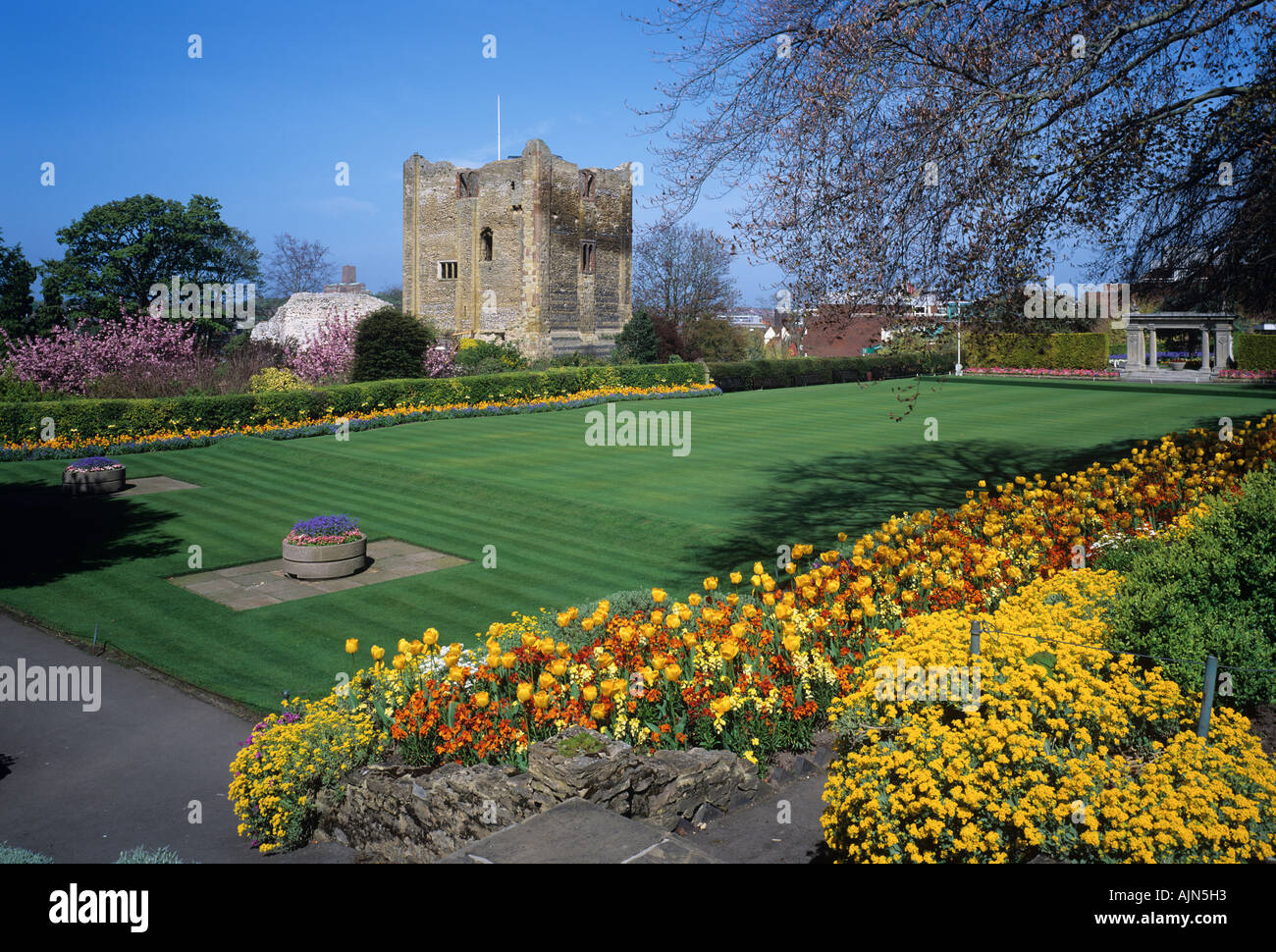 Guildford Castle, Surrey, England, UK Stock Photo