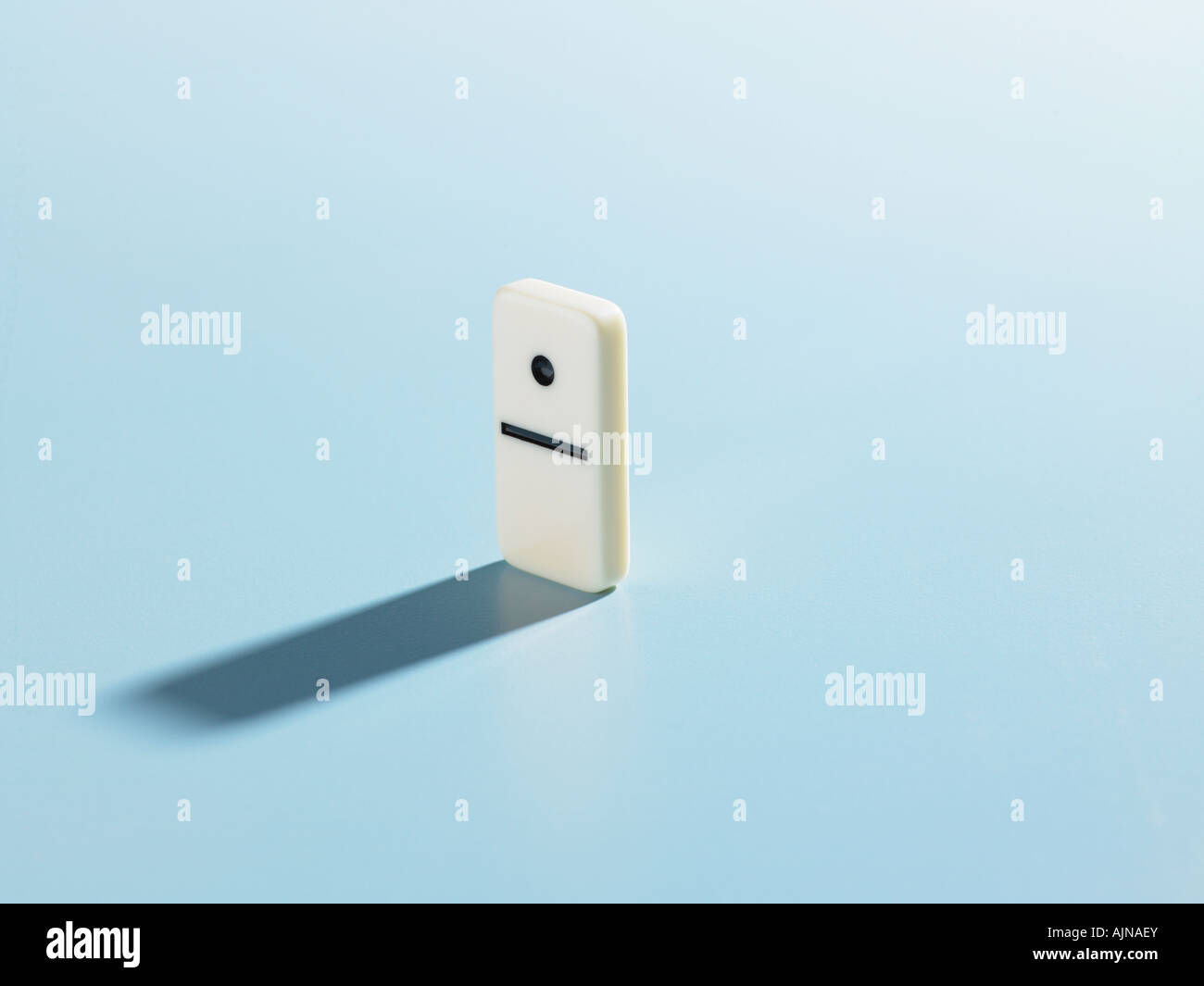 single domino Stock Photo