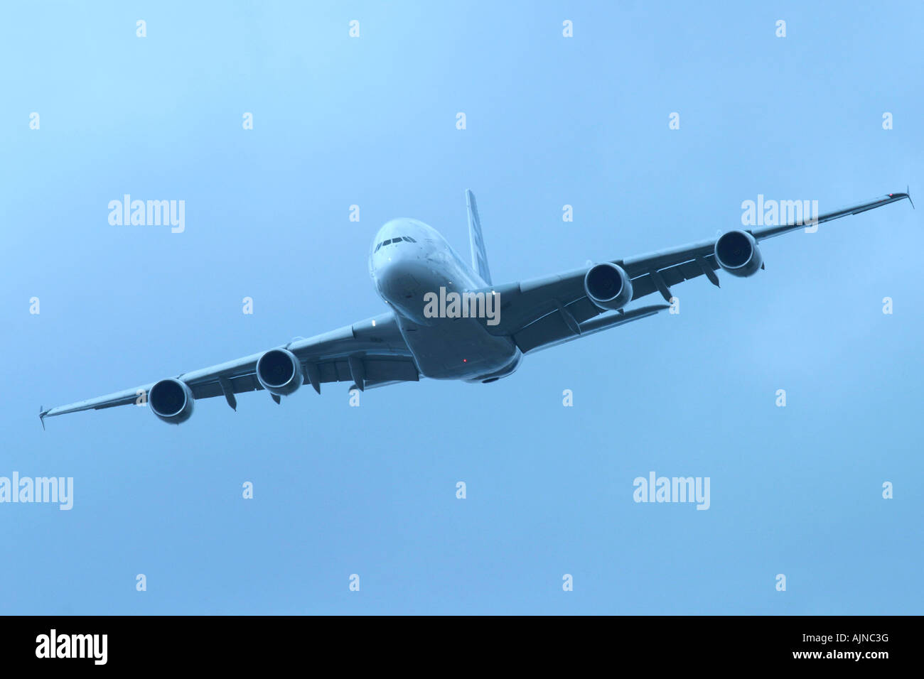 Worlds largest passenger airplane Stock Photo