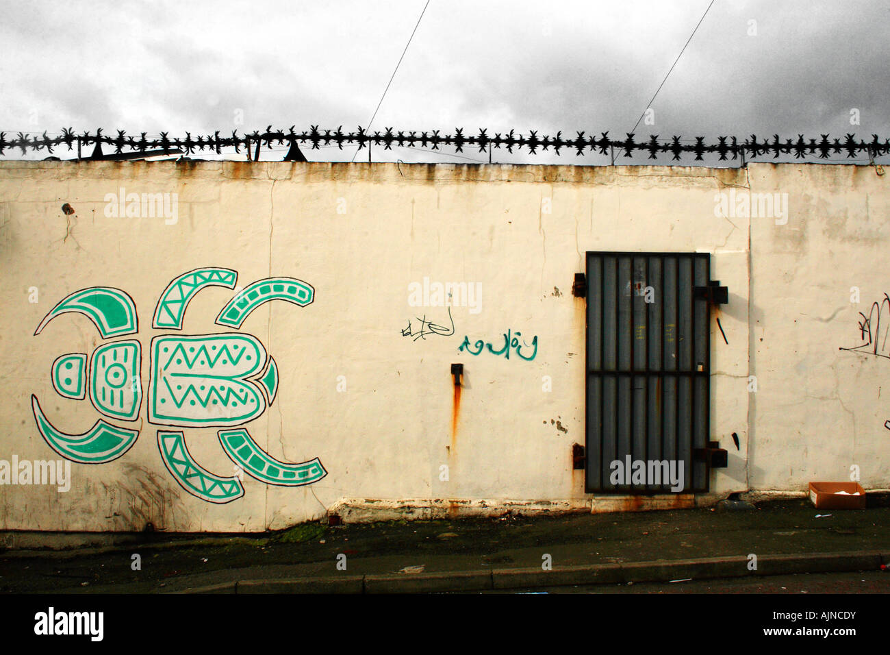 Urban Wall Art Stock Photo
