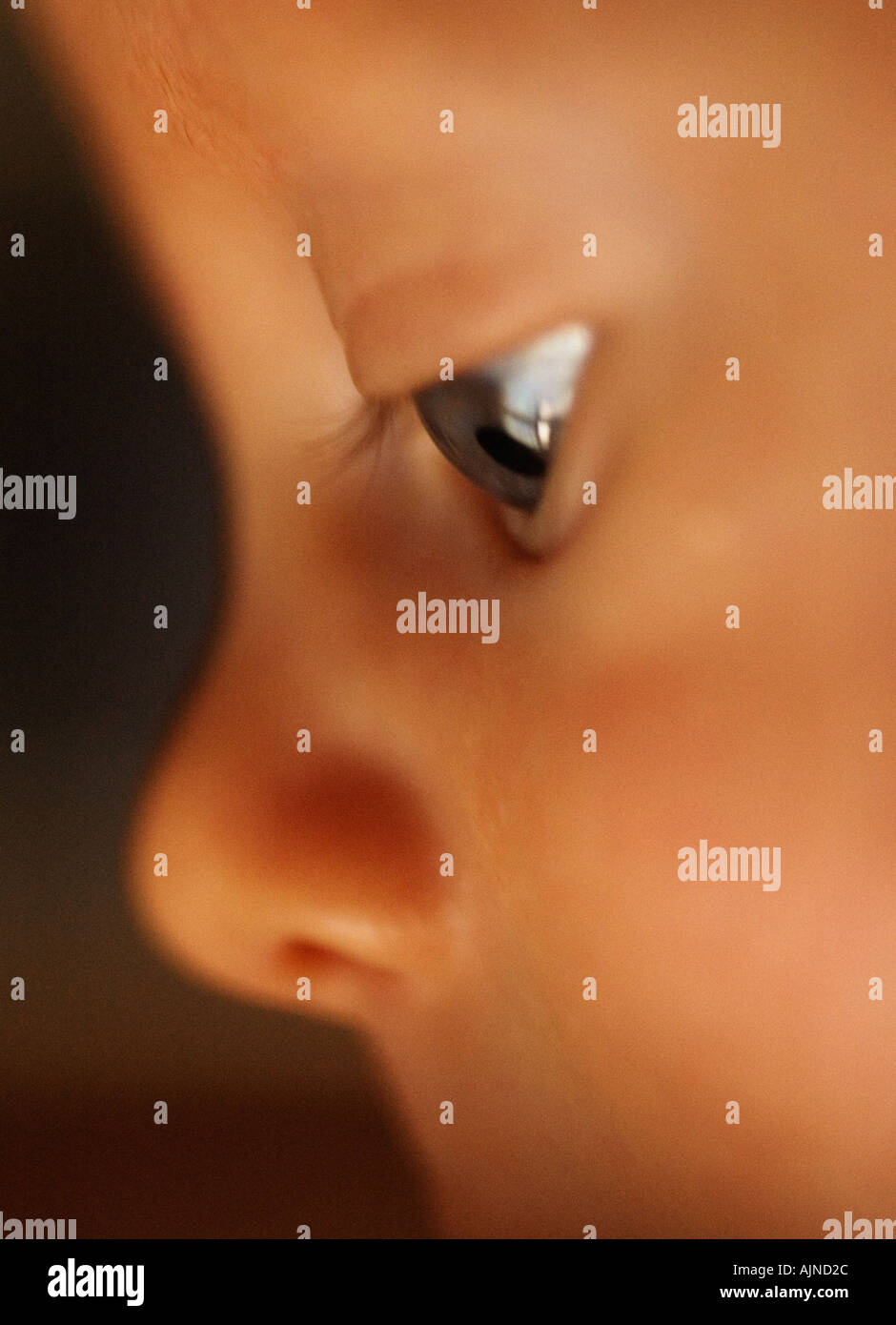 BABY BLUE EYES Stock Photo - Alamy