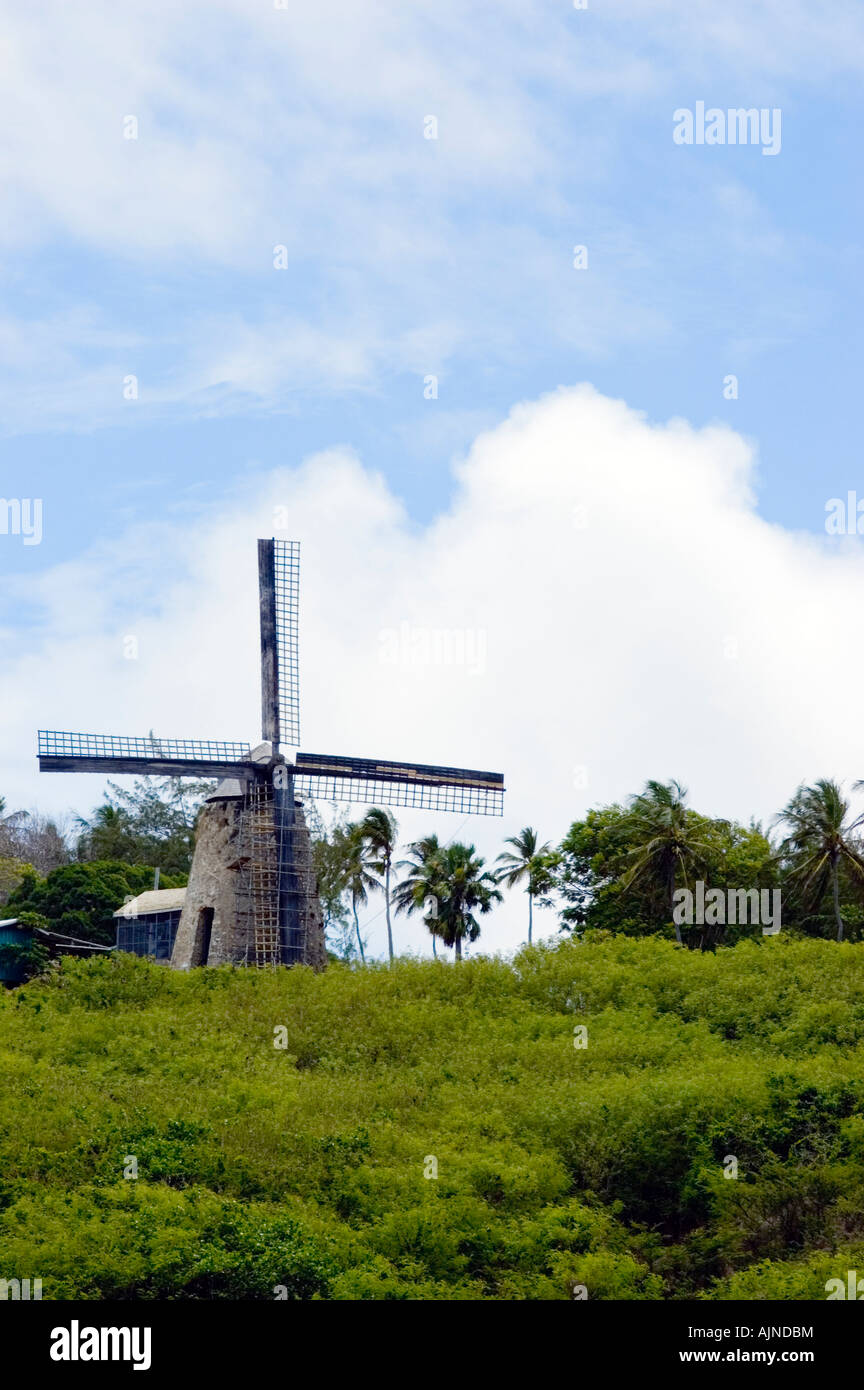 Morgan Lewis Sugar Mill St Andrew Barbados Caribbean Stock Photo - Alamy