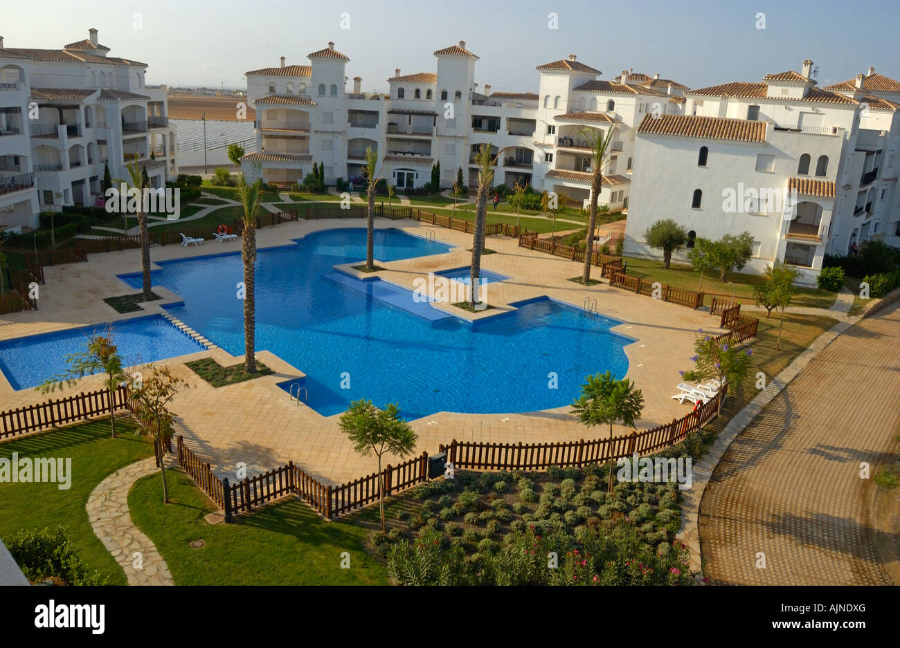 Apartments at La Torre Spanish Golf Resort, Murcia Spain Stock Photo - Alamy