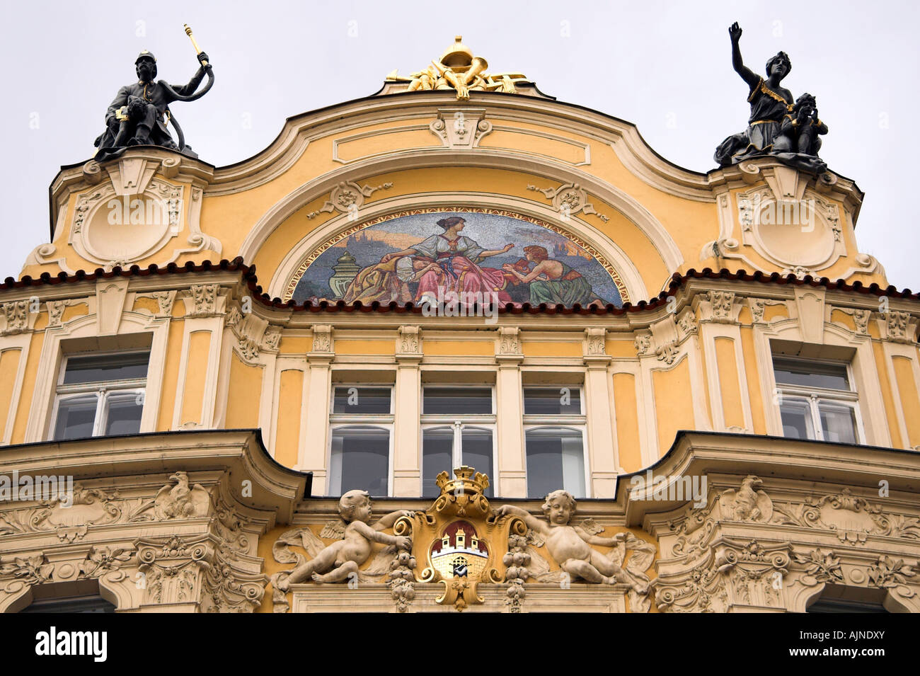 Municipal House, Prague, Czech Republic, Europe Stock Photo Alamy