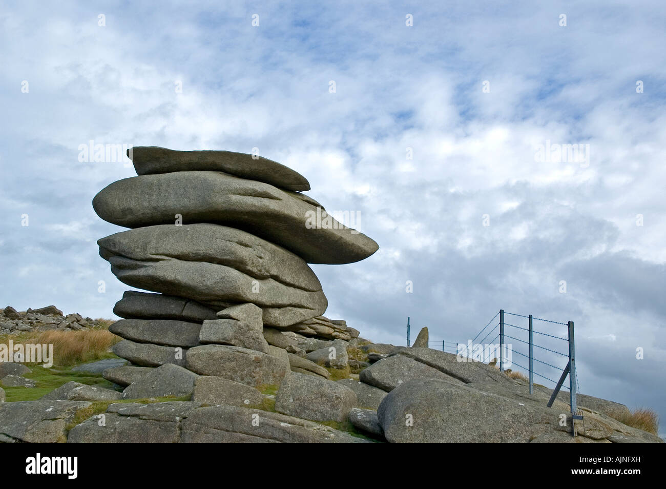 Cheesewring granite rock formation hi-res stock photography and images ...